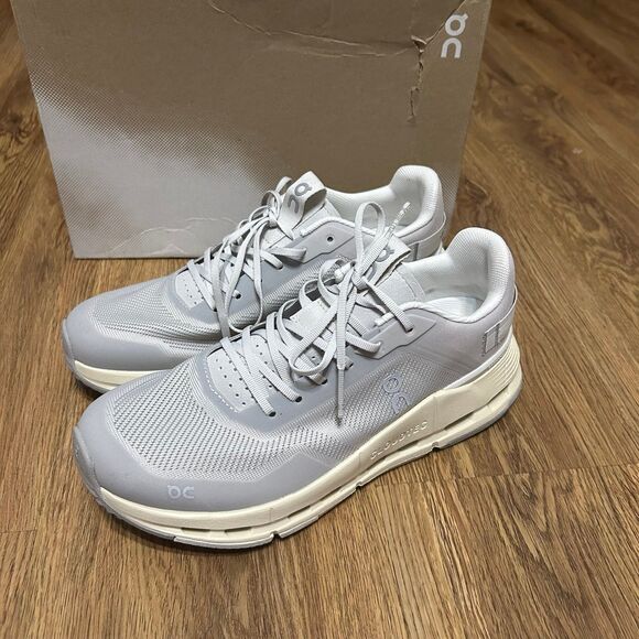 ON CLOUDNOVA gray running athletic training lace up shoes sneakers sz 8 new - Picture 5 of 6